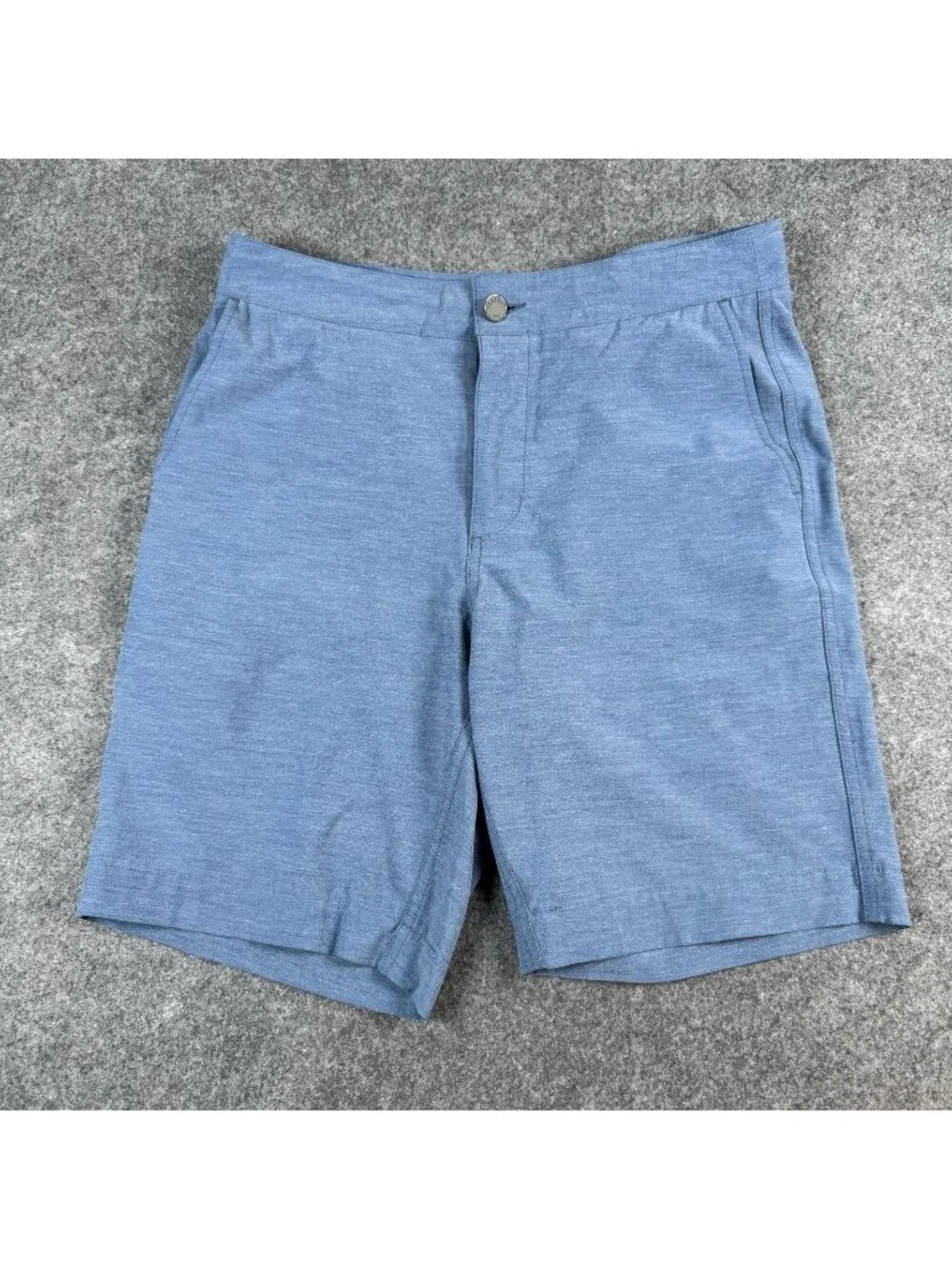 Faherty All Day Shorts Mens Size 31 Blue Drawstring Chino Stretch Summer Casual